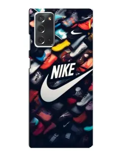 Чохол для Samsung Galaxy Note 20 з картинкою «Колекція кросівок Nike»
