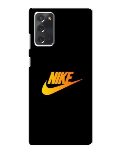 Чохол для Samsung Galaxy Note 20 з картинкою «Золотий логотип Nike»