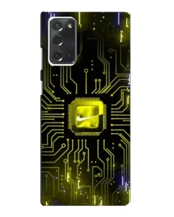 Чохол для Samsung Galaxy Note 20 з картинкою «Nike — золота іскра»