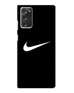 Чехол для Samsung Galaxy Note 20 с картинкой «Минималистический Найк» Чехол для Samsung Galaxy Note 20 с картинкой «Минималистический Найк»