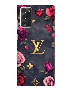 Чохол для Samsung Galaxy Note 20 з картинкою «Квітковий Louis Vuitton»