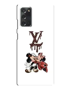 Чохол для Samsung Galaxy Note 20 з картинкою «LV та Міккі Маус»