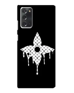 Чохол для Samsung Galaxy Note 20 з картинкою «Квіткова монограма»