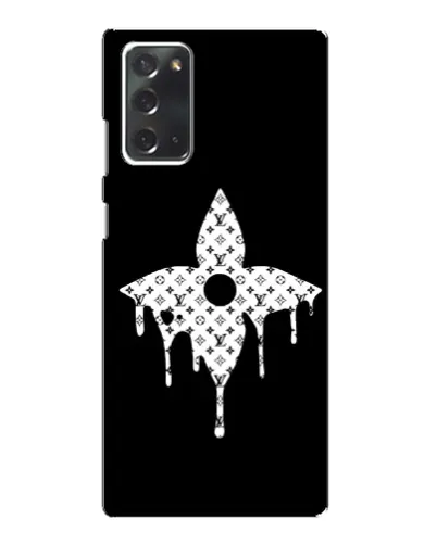Чохол для Samsung Galaxy Note 20 з картинкою «Квіткова монограма»