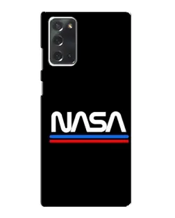 Чохол для Samsung Galaxy Note 20 з картинкою «NASA — класика Red Blue»