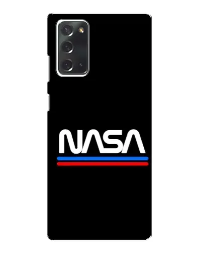 Чохол для Samsung Galaxy Note 20 з картинкою «NASA — класика Red Blue»