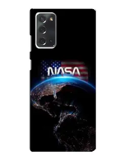 Чохол для Samsung Galaxy Note 20 з картинкою «Земля з космосу NASA»