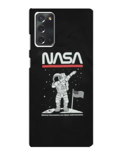 Чохол для Samsung Galaxy Note 20 з картинкою «NASA — крокуємо по Місяцю»