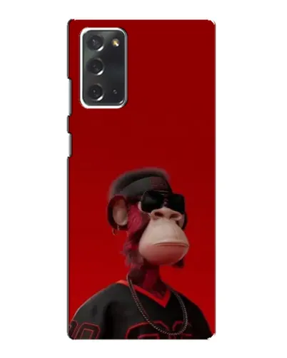 Чохол для Samsung Galaxy Note 20 з картинкою «Bored Ape в червоному»