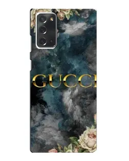 Чехол для Samsung Galaxy Note 20 с картинкой «Абстрактные цветы Gucci»