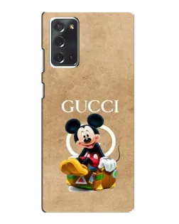 Чехол для Samsung Galaxy Note 20 с картинкой «Микки Маус Gucci — крафт»