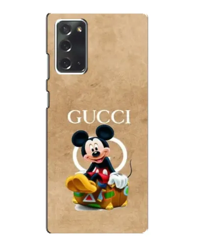 Чехол для Samsung Galaxy Note 20 с картинкой «Микки Маус Gucci — крафт» Чехол для Samsung Galaxy Note 20 с картинкой «Микки Маус Gucci — крафт»