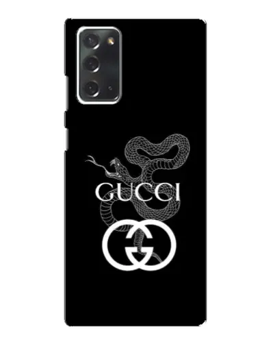 Чехол для Samsung Galaxy Note 20 с картинкой «Gucci — серебряная змея» Чехол для Samsung Galaxy Note 20 с картинкой «Gucci — серебряная змея»