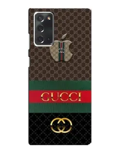 Чехол для Samsung Galaxy Note 20 с картинкой «Gucci — брендированный десерт»