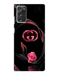 Чехол для Samsung Galaxy Note 20 с картинкой «Gucci — неоновая роза»