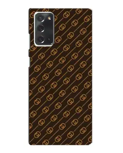 Чехол для Samsung Galaxy Note 20 с картинкой «Gucci — золотые диагонали»