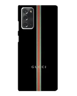 Чохол для Samsung Galaxy Note 20 з картинкою «Gucci — строга лінія»