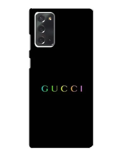 Чохол для Samsung Galaxy Note 20 з картинкою «Gucci — неоновий мінімалізм» Чохол для Samsung Galaxy Note 20 з картинкою «Gucci — неоновий мінімалізм»
