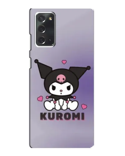 Чохол для Samsung Galaxy Note 20 з картинкою «Kuromi — фіолетовий арт»