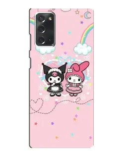 Чохол для Samsung Galaxy Note 20 з картинкою «My Melody та Kuromi»