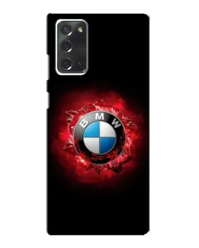 Чехол для Samsung Galaxy Note 20 с картинкой «Логотип BMW — вспышка»