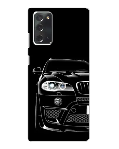 Чехол для Samsung Galaxy Note 20 с картинкой «Темный силуэт BMW»