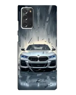 Чехол для Samsung Galaxy Note 20 с картинкой «BMW в свете фар»