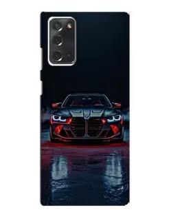 Чехол для Samsung Galaxy Note 20 с картинкой «BMW на мокрой дороге»