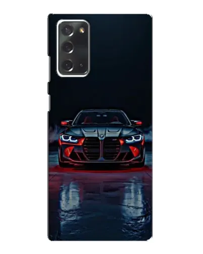 Чехол для Samsung Galaxy Note 20 с картинкой «BMW на мокрой дороге»
