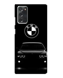 Чехол для Samsung Galaxy Note 20 с картинкой «BMW — взгляд из темноты»