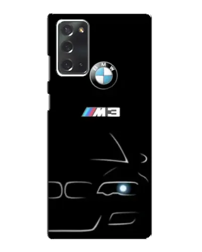 Чехол для Samsung Galaxy Note 20 с картинкой «Минималистичный принт BMW M3»