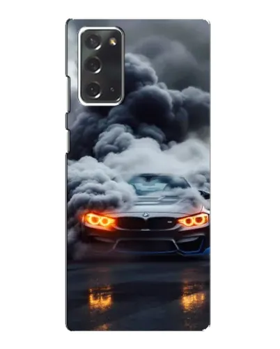 Чехол для Samsung Galaxy Note 20 с картинкой «BMW в дыму»