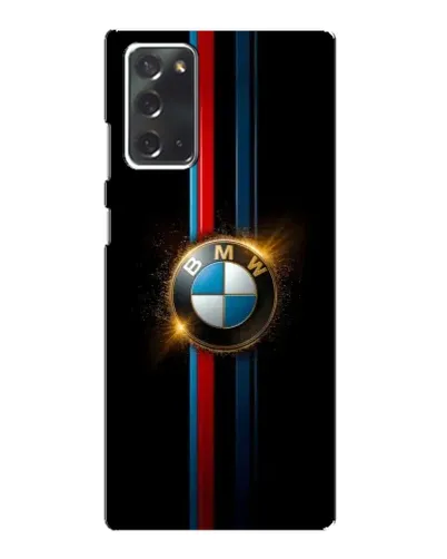 Чехол для Samsung Galaxy Note 20 с картинкой «BMW M-Power неон»