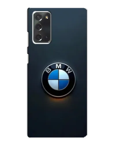 Чехол для Samsung Galaxy Note 20 с картинкой «Логотип BMW — минимализм»