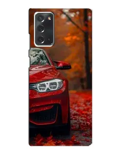 Чехол для Samsung Galaxy Note 20 с картинкой «Осенняя BMW M4»