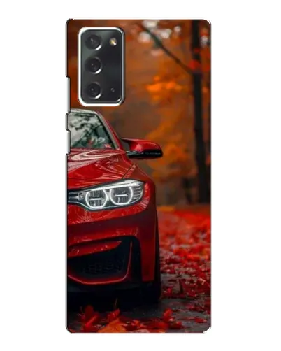 Чехол для Samsung Galaxy Note 20 с картинкой «Осенняя BMW M4»