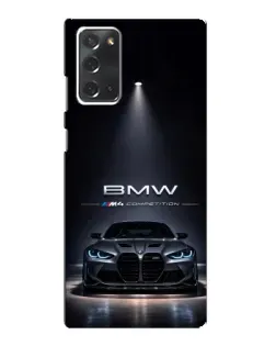 Чехол для Samsung Galaxy Note 20 с картинкой «BMW сквозь ночной город» Чехол для Samsung Galaxy Note 20 с картинкой «BMW сквозь ночной город»