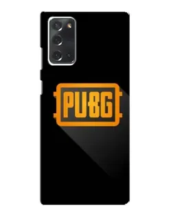 Чохол для Samsung Galaxy Note 20 з картинкою «PUBG — рамка лого»