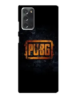 Чохол для Samsung Galaxy Note 20 з картинкою «PUBG — золотий логотип»