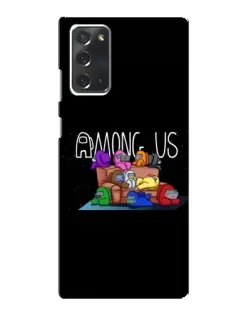 Чохол для Samsung Galaxy Note 20 з картинкою «Логотип Among Us»