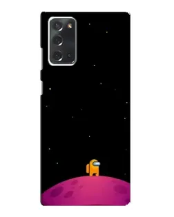 Чохол для Samsung Galaxy Note 20 з картинкою «Самотній герой на планеті»