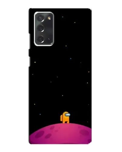 Чехол для Samsung Galaxy Note 20 с картинкой «Одинокий герой на планете»