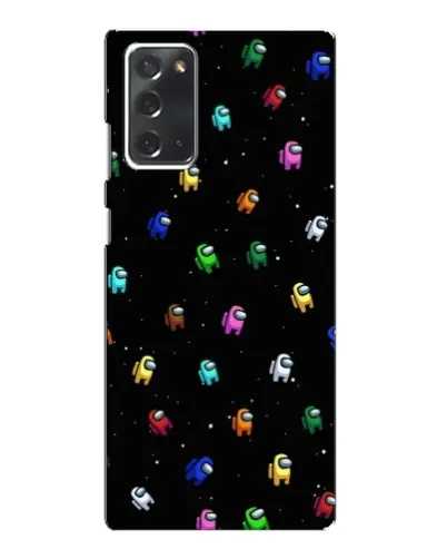 Чехол для Samsung Galaxy Note 20 с картинкой «Экипаж Among Us»
