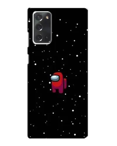 Чехол для Samsung Galaxy Note 20 с картинкой «Красный Among Us»