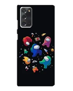 Чехол для Samsung Galaxy Note 20 с картинкой «Among Us космос»