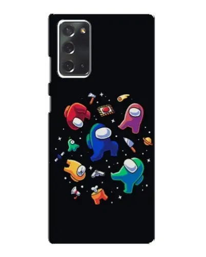 Чехол для Samsung Galaxy Note 20 с картинкой «Among Us космос»