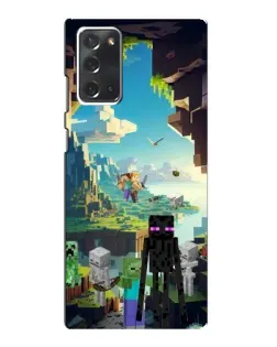 Чохол для Samsung Galaxy Note 20 з картинкою «Ендермен у лісі»