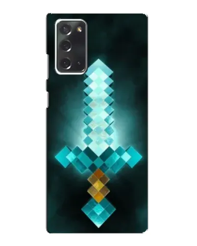 Чохол для Samsung Galaxy Note 20 з картинкою «Алмазний меч неон»