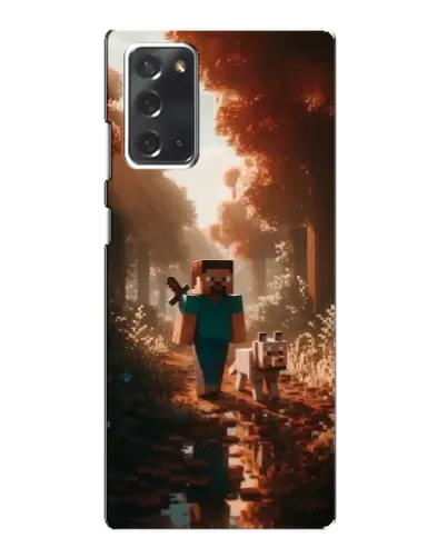 Чохол для Samsung Galaxy Note 20 з картинкою «Стів у лісі»