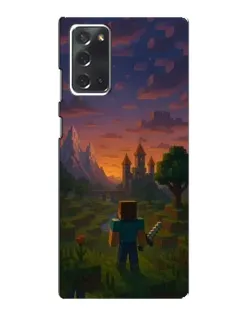 Чохол для Samsung Galaxy Note 20 з картинкою «Стів біля вежі»